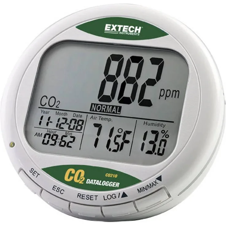 Extech CO210 Kohlendioxid-Messgerät 0 - 9999 ppm
