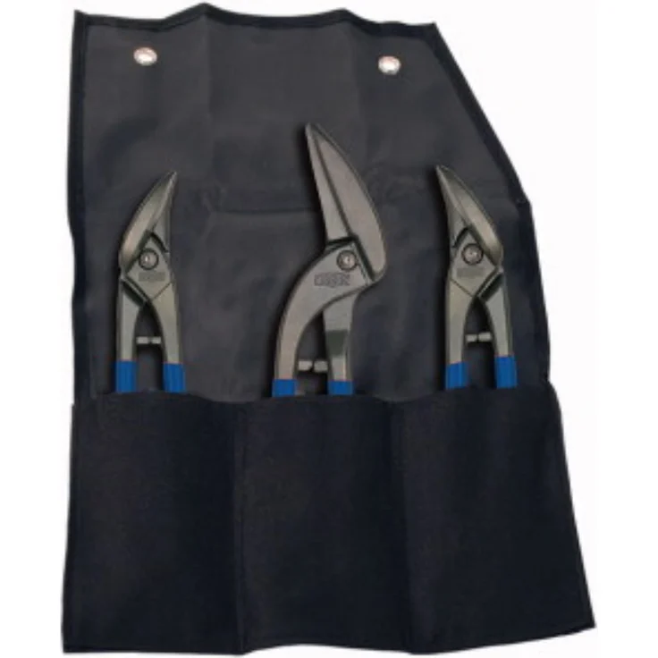 Bessey Blechscheren-Satz 3-teilig in Rolltasche, DSET-SF3 – Bild 1