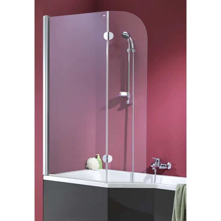 OTTOFOND Badewannenaufsatz »Cello«, B x H: 80 x 140 cm, Glas ESG