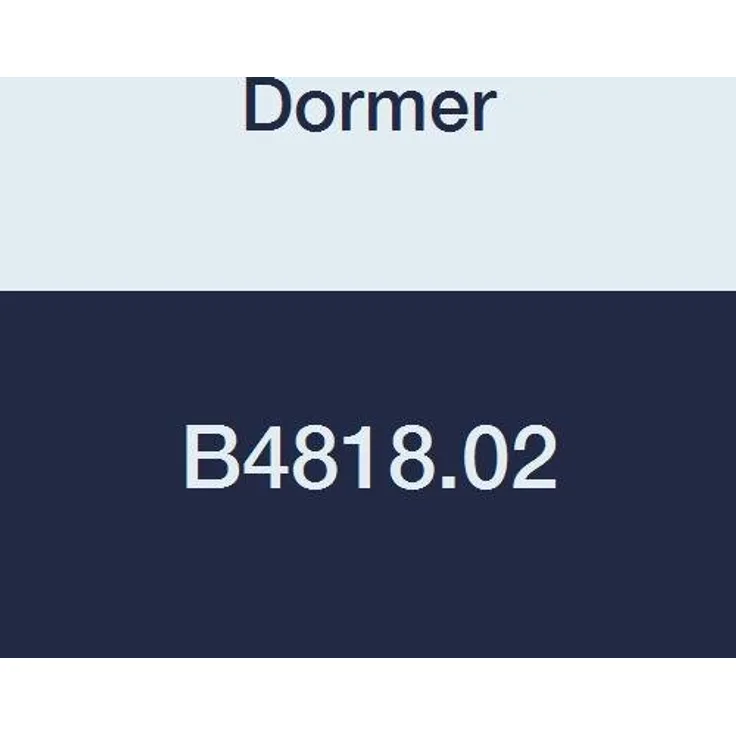 DORMER NC-Reibahle B481 DIN 8093 B Nenn-Ø 8,02 mm HM Blank dallgenutet