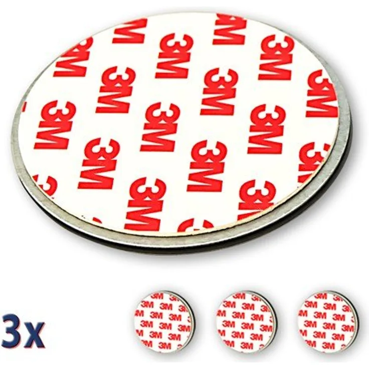 Nemaxx 3X Nemaxx NX1 Quickfix Magnet für Rauchmelder, Funkrauchmelder, 230V Rauchmelder
