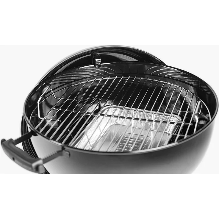 Weber Original Kettle Holzkohlegrill E-5710, 57cm, black, Maße 107 x 67 x 65 cm – Bild 2