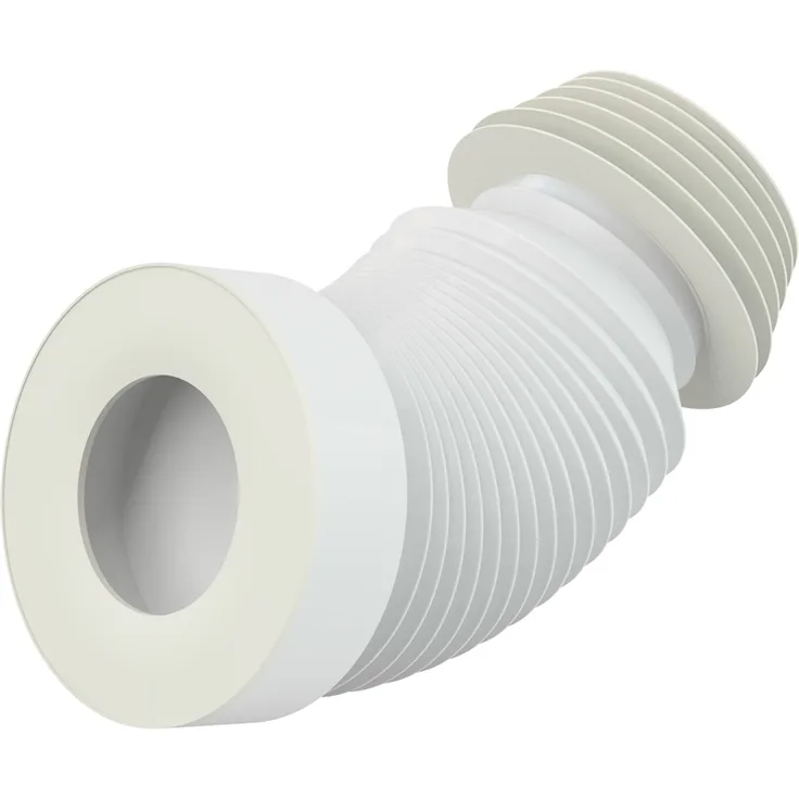 AlcaPlast A97L WC Flex-Anschlußstutzen Universal 260-650mm weiß ø70-110-ø102-122mm