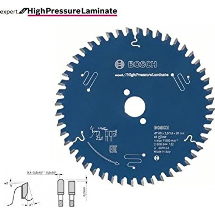 Bosch 2608644367 Kreissägeblatt EX SH H 190x30mm mit 36 Zähnen