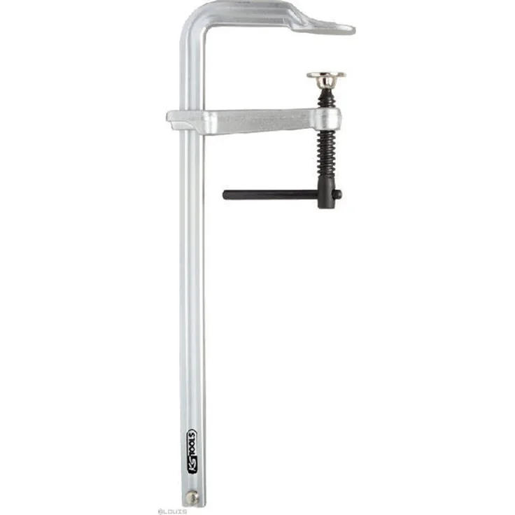 KS TOOLS Schraubzwinge mit T-Griff 300/120mm für Schlosser / Ganzstahl