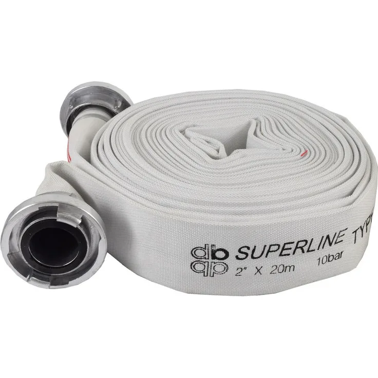 AGORA-TEC Bauschlauch - Feuerwehrschlauch - Industrieschlauch C-Schlauch (52mm) 20 Meter 10 bar SUPERLINE - Agora-tec