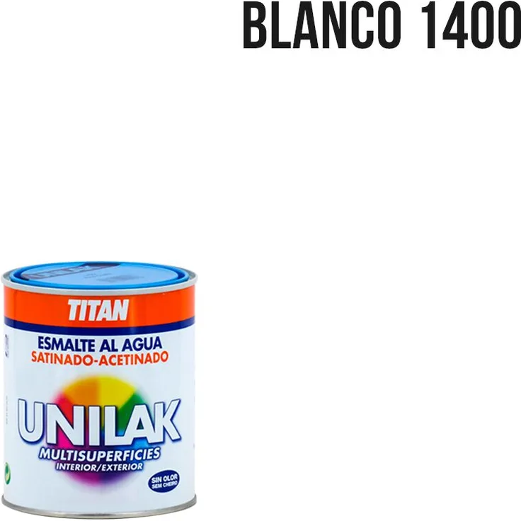 Unilak satin le Wasser | 750 ml - 1400 Weiß