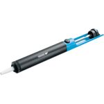 GEDORE Lötabsauger zum Entfernen von Lötresten, 22 cm, Schwarz-Blau