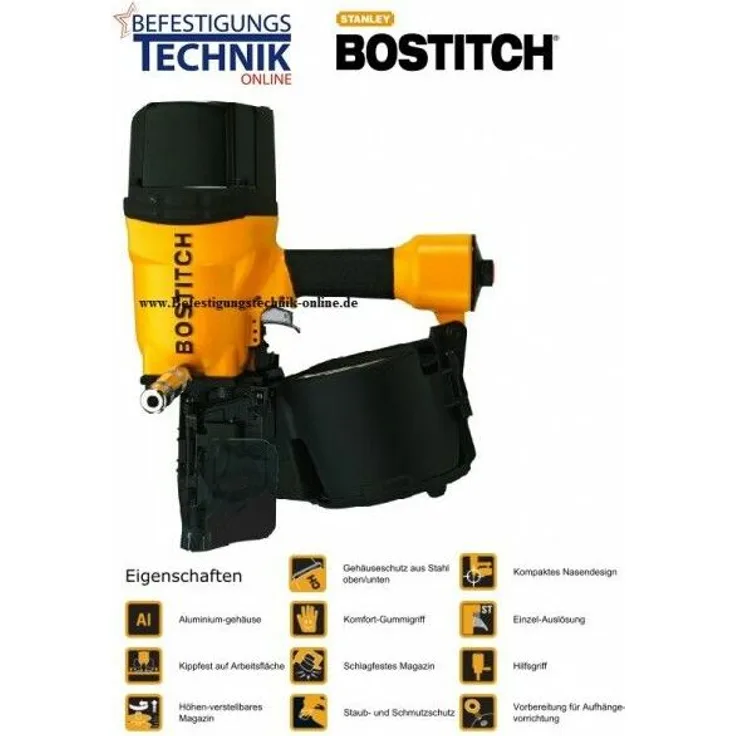 Bostitch Druckluft Coilnagler N512C-2-E 100-130mm für Coilnägel'-'EN10008