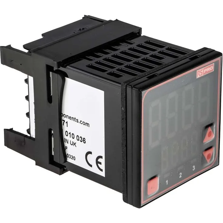 RS PRO PID Temperaturregler, 3 x Relais, Halbleiterrelais Ausgänge, 110 240 V ac, 48 x 48mm