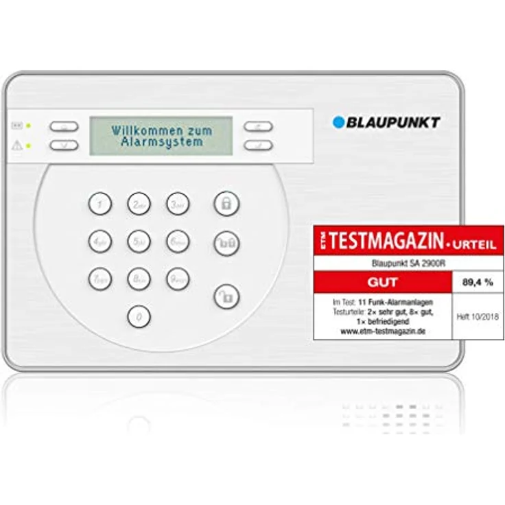 Blaupunkt SA 2900R Smart GSM Funk-Alarmanlage, Funk-Sicherheitssystem Set mit Bewegungsmelder, Tür-Fenstersensor, Fernbedienung & App, für Haus, Wohnung, B ro, Geschfür