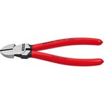KNIPEX 70 01 160 SB Seitenschneider mit Kunststoff überzogen schwarz atramentiert 160 mm