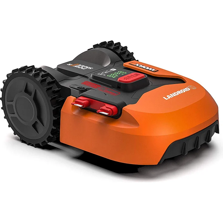 Worx Landroid S 300 WR130E Mähroboter für kleine Gärten bis 300 m² - Mähroboter für einen sauberen Rasenschnitt, Worx PowerShare, 18 cm Schnittbreite – Bild 1