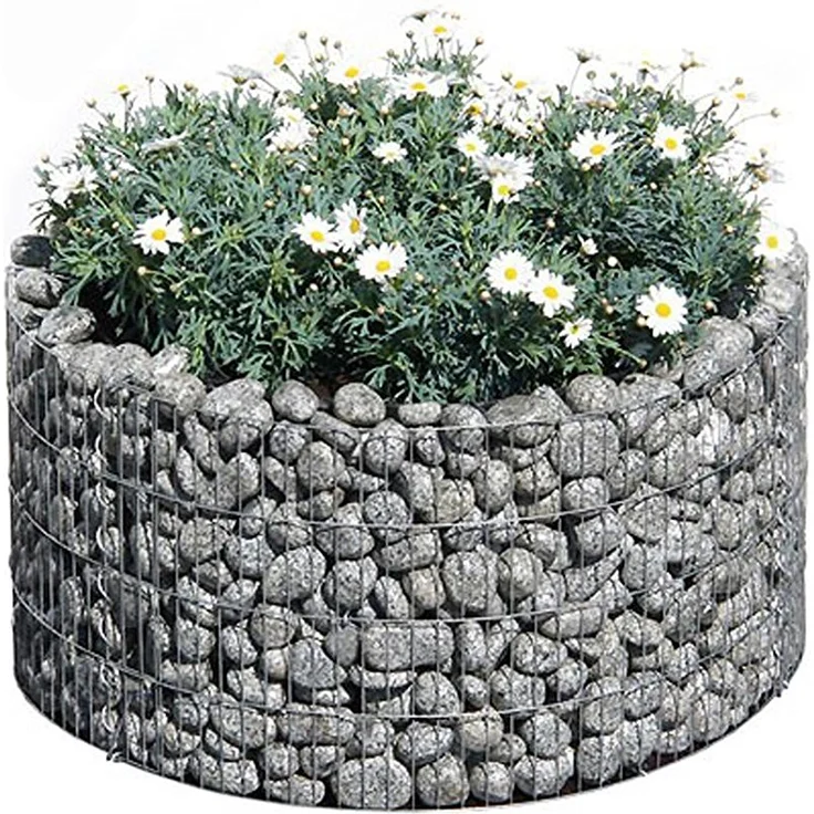 Bellissa Gabionen-Hochbeet Basic rund 40 cm - Preisvergleich – Bild 1