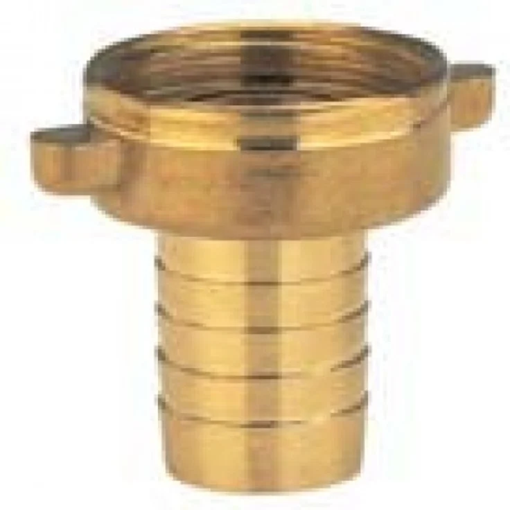 GARDENA Messing-Schlauchverschraubung 2-teilig: Verschraubung aus hochwertigem Messing, 26.5 mm (G 3-4 Zoll)-Gewinde, für 13 mm (1-2 Zoll)-Schläuche (7140-20) Bewässerungszubehör – Bild 1