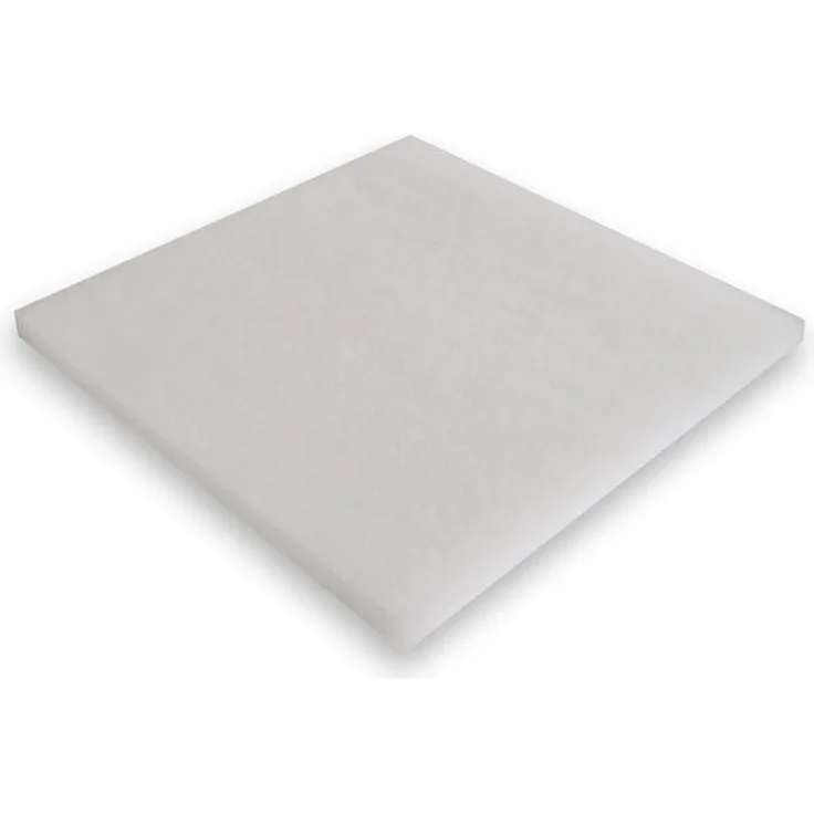 WilTec Synfil 300 Filtervlies weiß im Format 50 x 50 x 2,5cm für Teichfilter oder Aquarienfilter