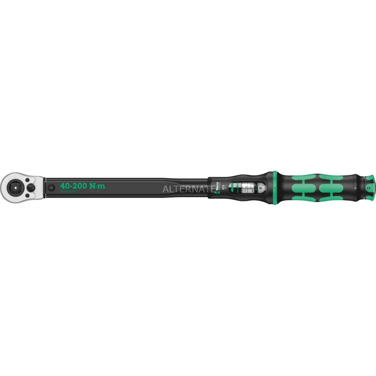 Wera Drehmomentschlüssel Click-Torque C 3 Push R-L, schwarz-grün, Abtrieb 1-2''
