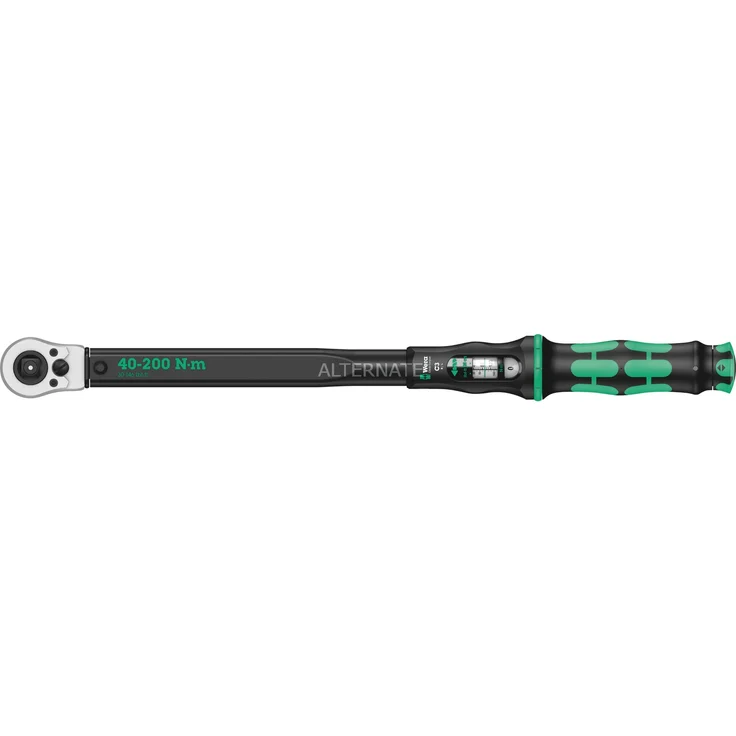 Wera Drehmomentschlüssel Click-Torque C 3 Push R-L, schwarz-grün, Abtrieb 1-2''