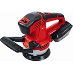 Einhell Exzenterschleifer TE-RS 40 E (400 W, Schleifteller Ø 125 mm, Drehzahlregelung, Staubfangbox und Absaugadapter, Koffer)