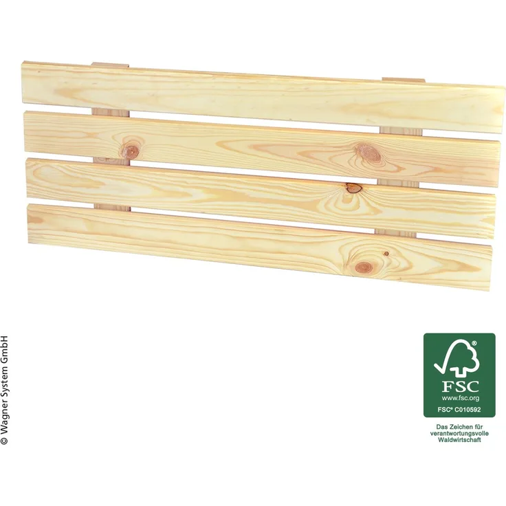 WAGNER GreenFAMILY - Hängende Bumen- & Kräuterwand GreenWALL - Nadelholz Natur FSC, 79 x 31, inkl. Befestigungsmateriel - für Vertikal Gardening unbedingt GreenFAMILY Zubehör dazubestellen - 25020001