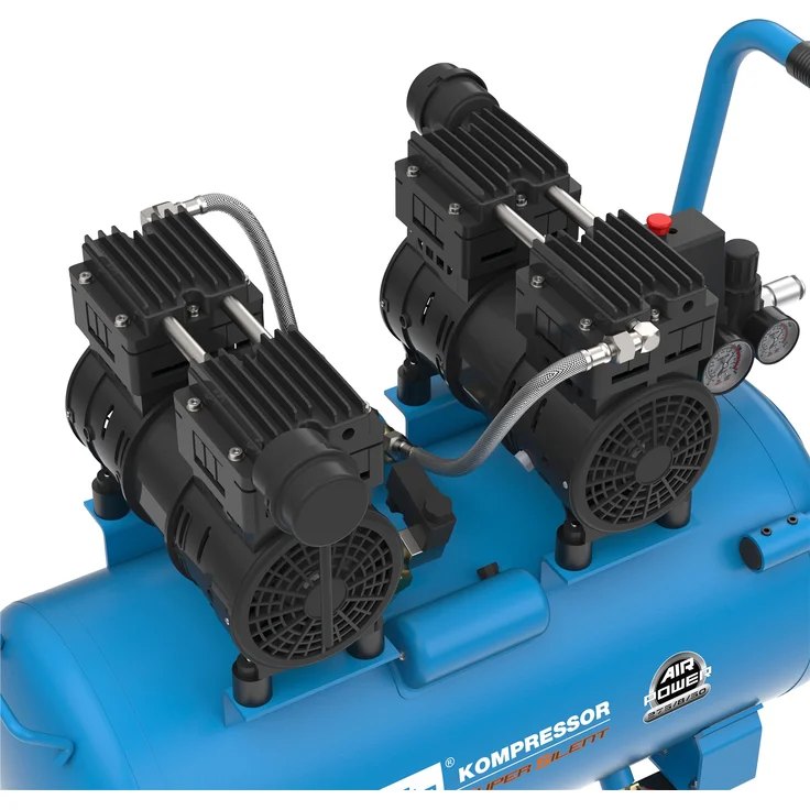 GÜDE Leise Kompressor 275-8-50 Druckluft 50 Liter ölfrei 8 bar Druck 1500W 50138 – Bild 3