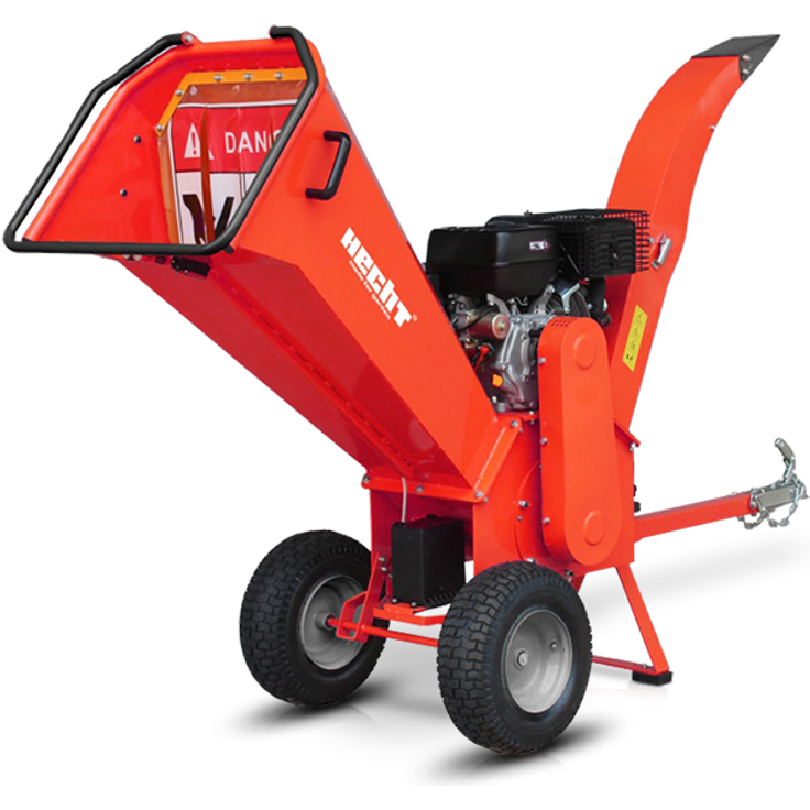 Hecht 6642 BenzinHäcksler 4TaktMotor Hubraum 420 ccm Gewicht 180 kg Aststärke 100 mm