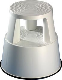 Wedo 212237 Rollhocker Step aus Kunststoff, Höhe 43 cm, Tragkraft 150 kg, lichtgrau