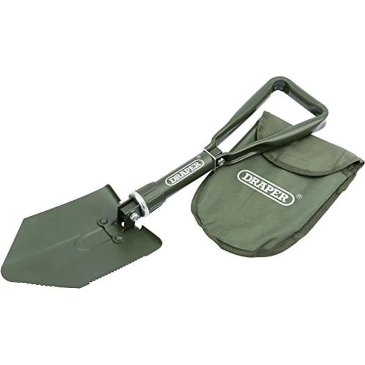 Draper SS1000-2 Folding Steel Boot Shovel, grün, 25.2 x 16.1 x 5.3 cm