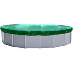 Abdeckplane Pool Oval Planenmaß 880x480 cm für Pool 800x400 cm Winterabdeckplane Poolabdeckung 180g-m²