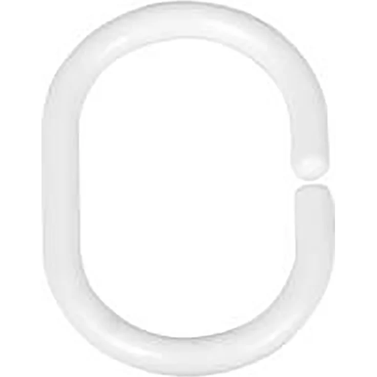 Wenko Duschvorhang Ringe weiß, 12 er Set – Bild 1