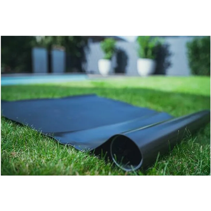 PVC Teichfolie schwarz in einer Stärke von 1.50 mm, Maß 8 x 4 m.