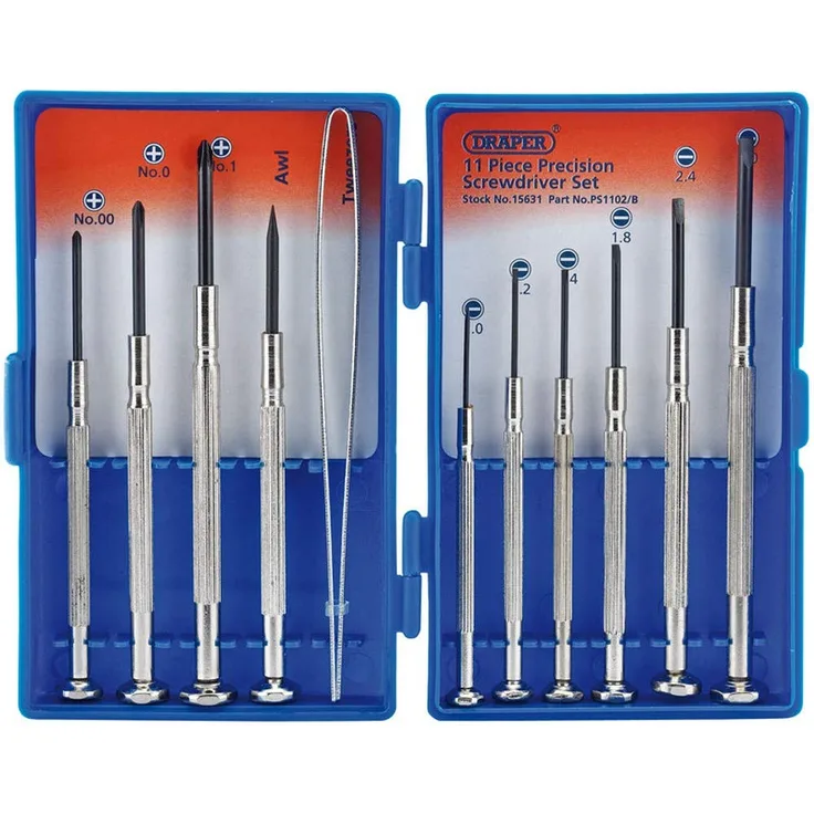 Draper Precision Screwdriver Set (11 Piece) - EU - UK