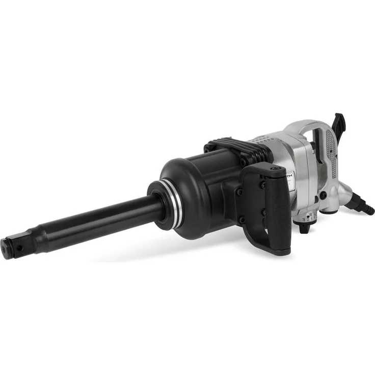 Eberth - 1 Zoll Profi Druckluft-Schlagschrauber für schwere Einsätze inkl. Verlängerung (1620 Nm Drehmoment, 1-2 Druckluftanschluß, hochleistungs