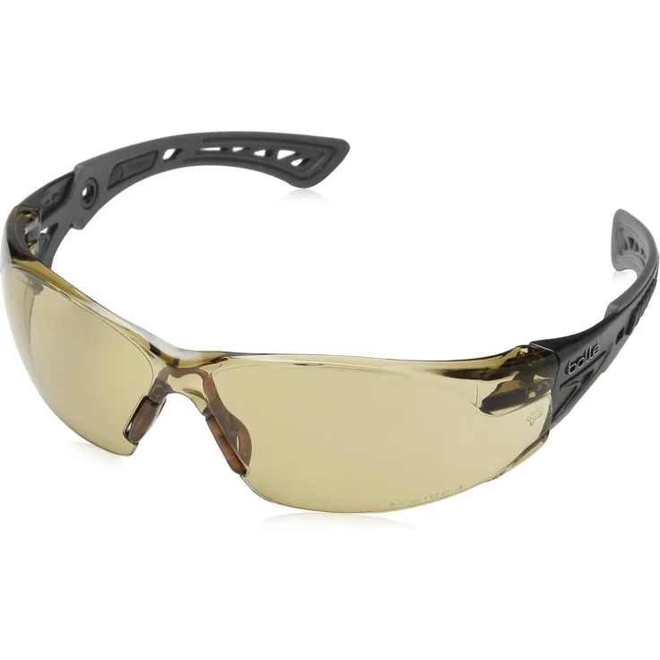 BollÃ© Safety RUSHPTWI ''Rush +'' Schutzbrille, Platinbeschichtung, Objektive, Dämmerung, Einheitsgröße