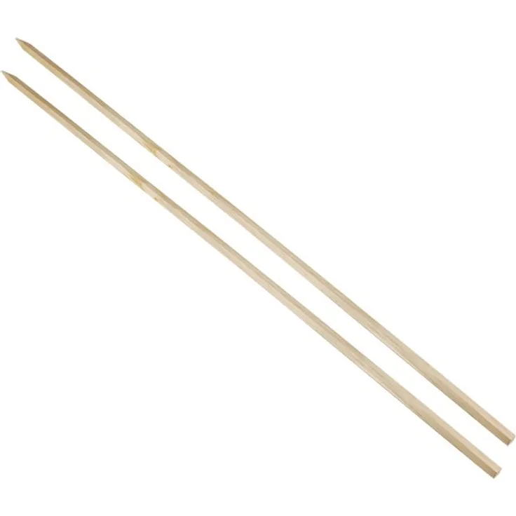 20 Grill-Spieße 80 cm x 8 mm x 8 mm ''Steckerlfisch''