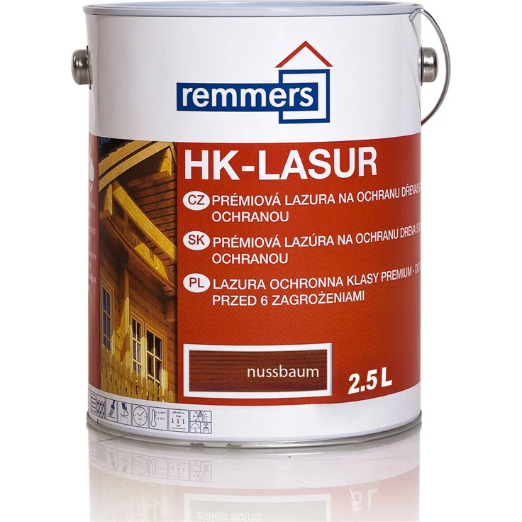 Remmers Aidol HK-Lasur 2,5 ltr. Nussbaum 2,5 ltr. – Bild 1