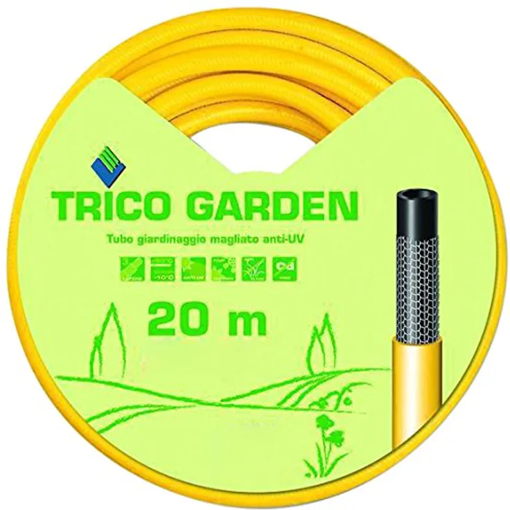 Fitt 76497-20 Gartenschlauch, 20 3/4 m, Gelb/Schwarz