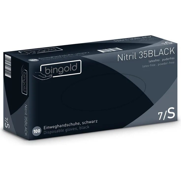 Einmalhandschuhe Nitril 35BLACK 100-er Pack