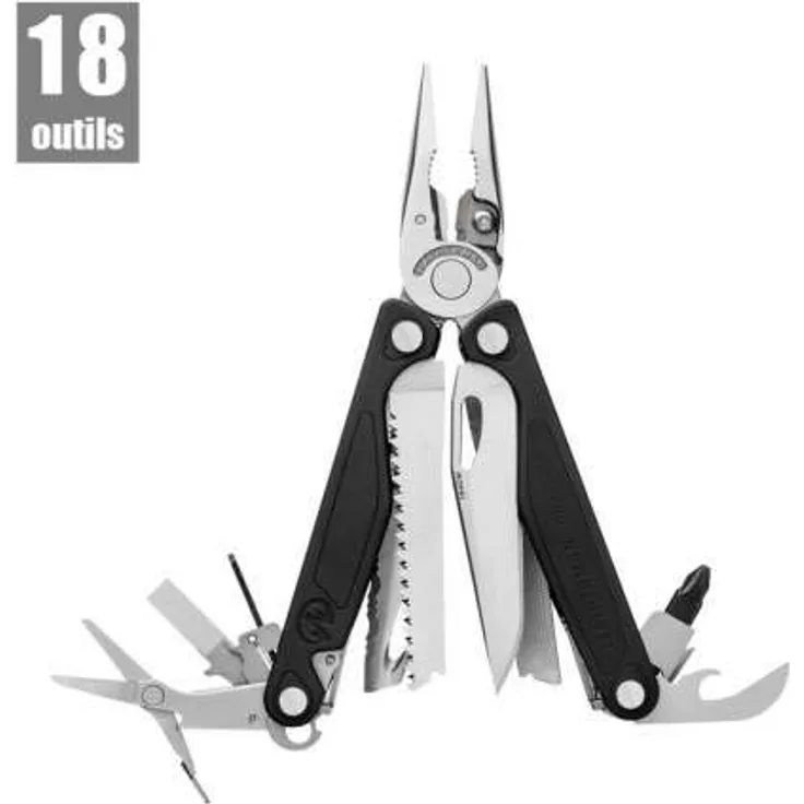 Leatherman LTG 832516 CHARGE PLUS - Multifunktionswerkzeug, schwarz/silber