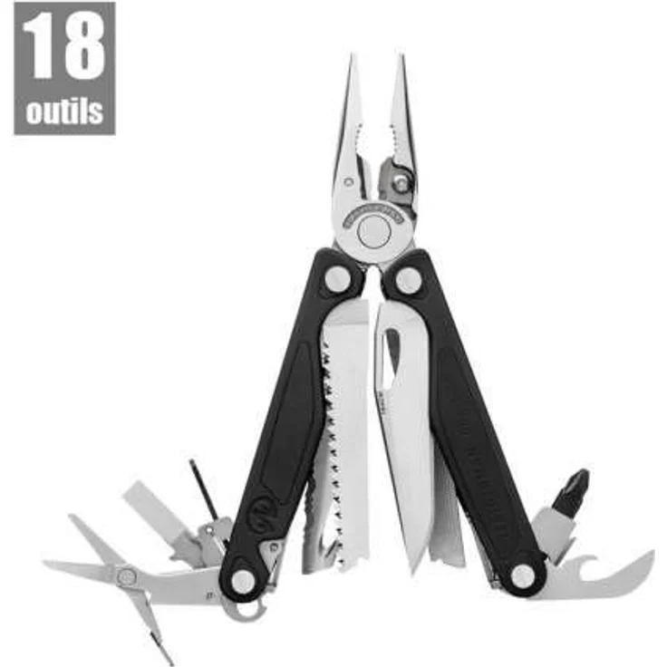 Leatherman LTG 832516 CHARGE PLUS - Multifunktionswerkzeug, schwarz/silber