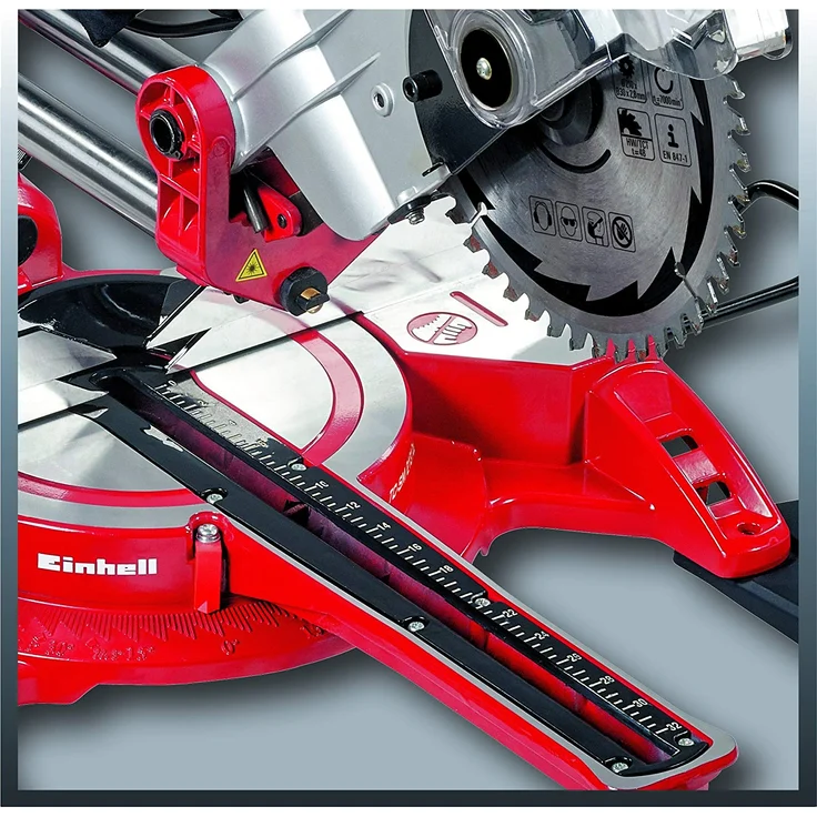 Einhell Zug-Kapp-Gehrungssäge TC-SM 2131 Dual (4300835) 1800 W Sägeblatt 210 mm Schnittbreite 310 mm – Bild 9