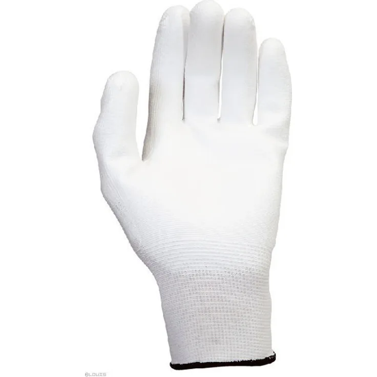 KS TOOLS 12 Paar Micro-Feinstrickhandschuhe XL Farbe: weiß