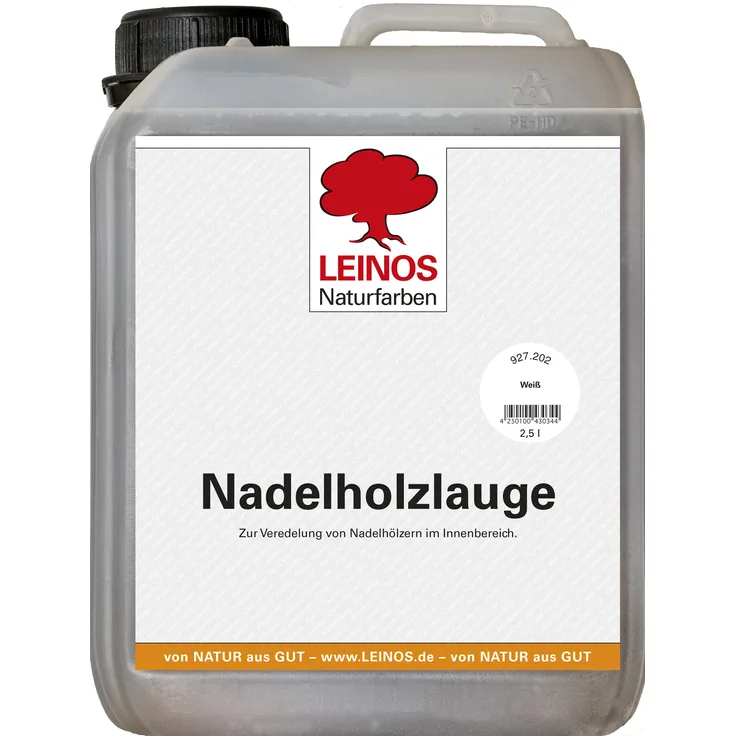 Leinos 927 Nadelholzlauge 2,50 l Weiß