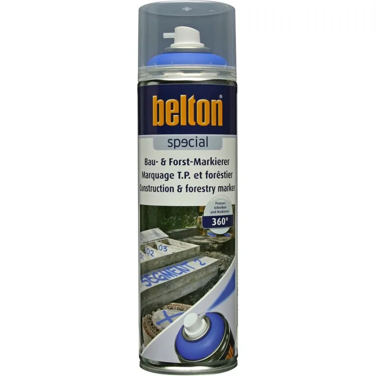 belton special Bau- Forst-Markierer 500 ml, neonblau