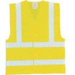 Portwest FR71YERS/M Warnweste, antistatisch, schwer entflammbar, normal, Größe S/M, Gelb