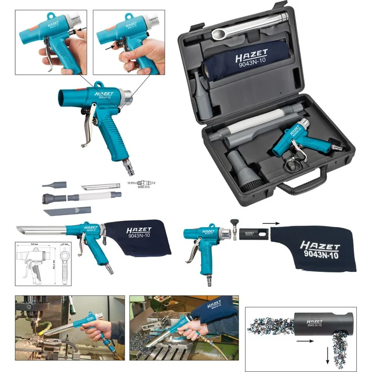 Hazet 9043N-10 Saug- - Blaspistole, umschaltbar – Bild 3