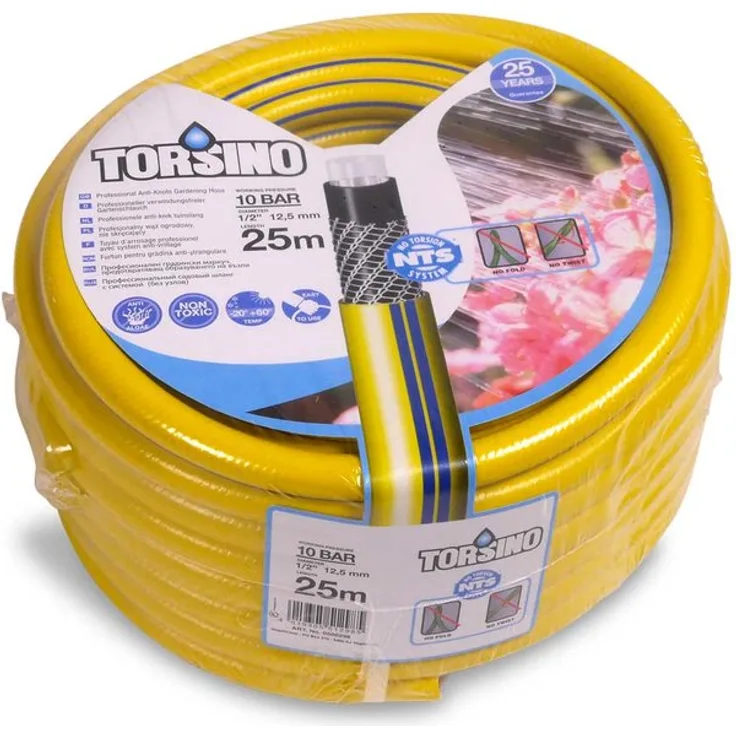 mega 1/2 (13mm) TORSINO Wasserschlauch 25m Bewässerungszubehör