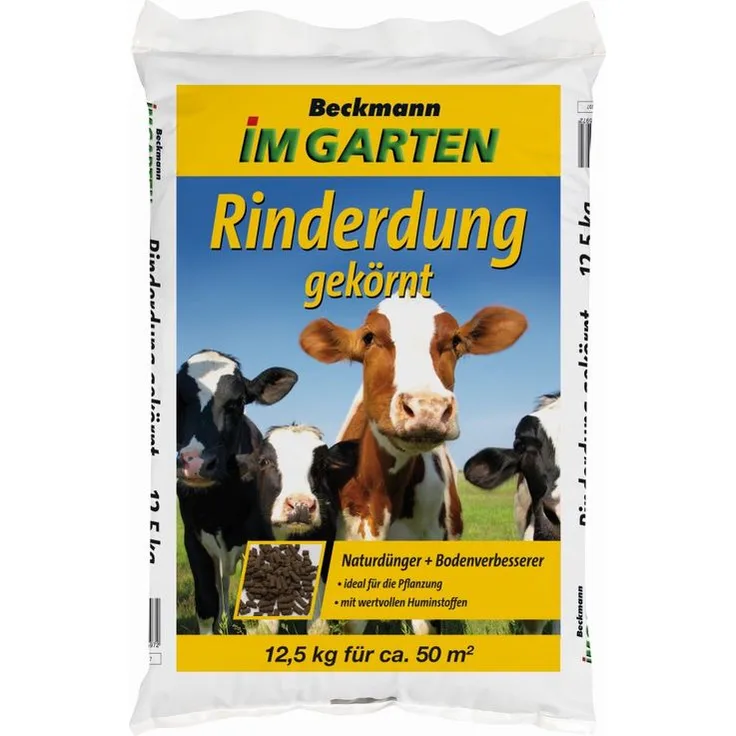 Beckmann Rinderdung gekörnt 12,5 Kg BIO Anbau geeignet