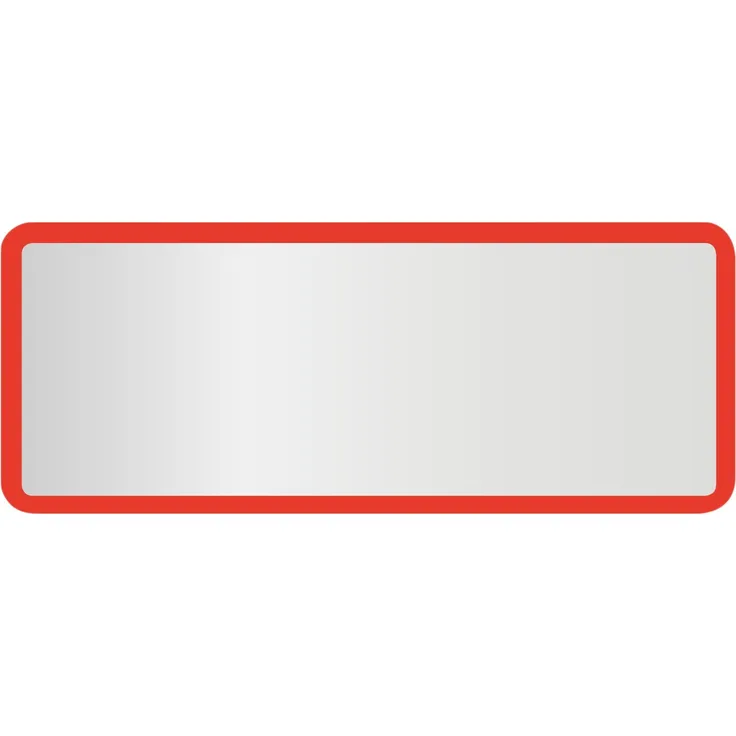 AVERY Zweckform 6915 Polyester Inventaretiketten stark selbstklebend, strapazierbar, Kleinformat, 50x20 mm, 50 Aufkleber auf 10 Blatt silber-rot