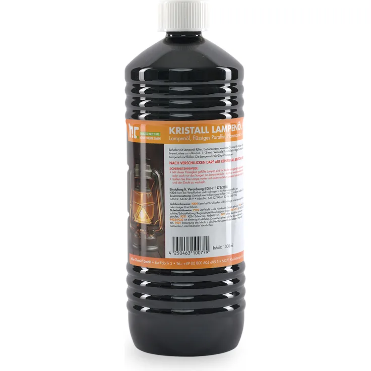 Höfer Chemie GmbH 120 x 1 Liter Lampenöl Hochrein Kristallklar in Flaschen